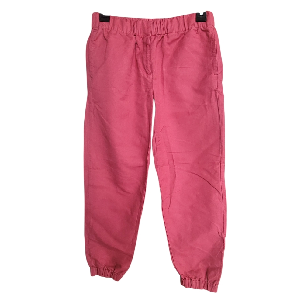 Cottonworld Pants Small Rust Linen Blend